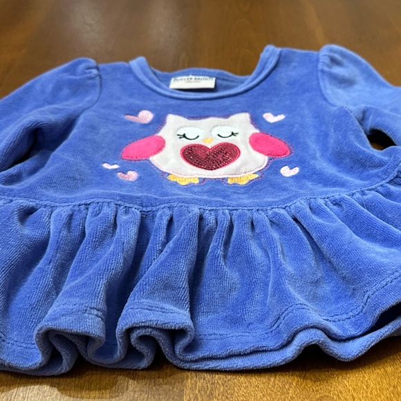 Vintage Buster Brown Blue and Pink Owl Sweater - Picture 4 of 9